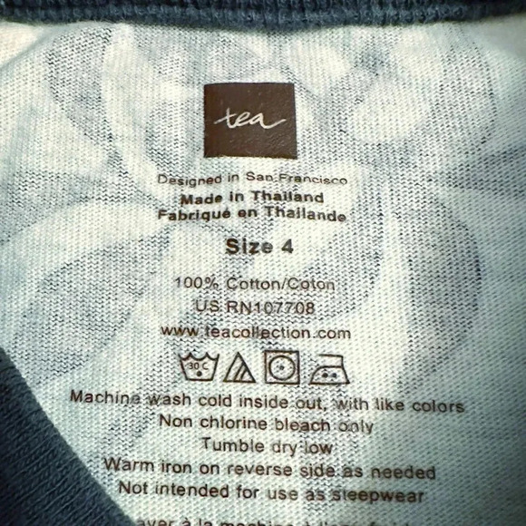 Tea Collection | Faux Layered Wrap Neck Dress (4) - Picture 6 of 6